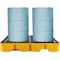 Global Industrial 4 Drum Low Profile Spill Containment Pallet with Drain 989073 - alternate 3